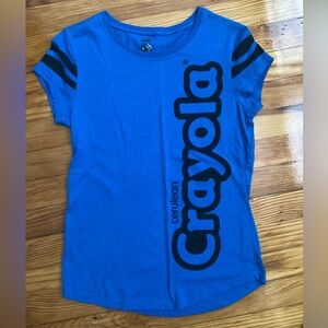 Crayola Cerulean Shirt Size Small Costume Tshirt NWOT